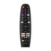 A black remote control is shown against a white background. Produktbild-Vorschau