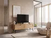 FineBuy Lowboard 100x45x40 cm Commode TV avecReproduction Voir les images du produit 5