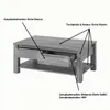 Couchtisch Eiche Massivholz 110x70 cm mit 2 Schubladen Produktbild-Vorschau 7