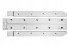 Four white wooden bars with circular cutouts and mounting holes, arranged horizontally. Produktbild-Vorschau