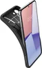 A black phone case is shown partially covering a smartphone. Náhľad obrázku produktu