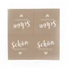 Linclass Airlaid - itenga 12x Serviette Schön dass du da Produktbild-Vorschau 4