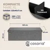 CASARIA® Panca Contenitore Pieghevole 115x40x40cm con Anteprima dell’immagine prodotto 6