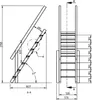 Treppe mit Handlauf für kleine Kinder Lärche natur Produktbild-Vorschau 2