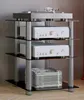 Hifi nábytek Rack Alu Glass Phono Media Rack Bilus Náhled obrázku produktu 7