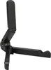 A black, foldable stand for a phone or tablet is shown against a white background. Náhľad obrázku produktu
