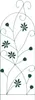 A decorative garden trellis with a floral vine design. Anteprima dell’immagine prodotto