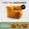 LUMALAND Modułowy narożnik lewy z serii Cord, 81x81x70 cm - Podgląd zdjęcia produktu 3