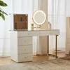 Sweiko Schminktisch-Set mit LED-beleuchtetem Spiegel, Produktbild-Vorschau 1