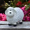 Weißes Schaf Gartenfigur 23 cm hoch Deko Figur Produktbild-Vorschau 4