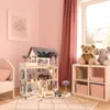 Aga MDF Domček pre bábiky s nábytkom 78cm LED Čierny Náhľad obrázku produktu 23