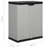 vidaXL Armoire de rangement de jardin avec 1 fond gris et Voir les images du produit 7