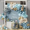 Set di ghirlande di palloncini blu e oro per compleanni e Anteprima dell’immagine prodotto 5