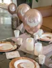 6 Eid Mubarak Luftballons Roségold 30 cm Party-Deko - Produktbild-Vorschau 2