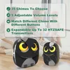 Draadloze deurbel, IP55, met 35 melodieën, LED-verlichting, Productafbeelding-voorbeeld 2