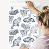 Tapeta Dekoracja Ścienna 3D dla dzieci słodkie koty Podgląd zdjęcia produktu 3