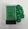 Chessex - Translucent - 7-Die Set - Green/White Produktbild-Vorschau 2