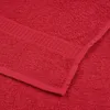 vidaXL Asciugamani per ospiti FROGN, 4 pezzi, rossi, 30x50 Anteprima dell’immagine prodotto 5