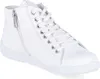 Andrea Conti Damen Stiefeletten Ankle Boots Weiß Glattleder Produktbild-Vorschau 5