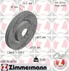 ZIMMERMANN Black Z Bremsscheibe Vorne Links passend für Produktbild-Vorschau 1