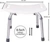 ONVAYA® Badhocker Kunststoff weiß | 150kg | Duschhocker Produktbild-Vorschau 2