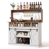 120 cm lange Kaffeebar mit Gläserhalter und Produktbild-Vorschau 10