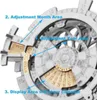 A close-up view of a 3D puzzle perpetual calendar with instructional arrows and text. Anteprima dell’immagine prodotto