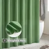 MIULEE Sprchový záves 180x210cm Zelený Vodotesný kúpeľový Náhľad obrázku produktu 5