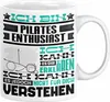 Pilates-Enthusiast Geschenk Kaffee-Tasse Geschenkidee für Produktbild-Vorschau 1