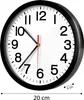 Horloge murale, silencieuse, Horloge de cuisine, Horloge Voir les images du produit 15