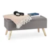 Panca imbottita con contenitore RD28940, grigio Anteprima dell’immagine prodotto 1