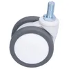 3in Caster Wheel TPR univerzálne kolesá s M12 závitovým Náhľad obrázku produktu 2