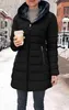 ASKSA Damen Wintermantel Warm Gefuettert Steppjacke Lang Produktbild-Vorschau 3