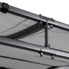 A close-up view of the metal frame and fabric of a canopy or gazebo. Produktbild-Vorschau