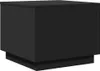 A black cube-shaped side table with a base. Produktbild-Vorschau