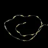 A string of LED lights on a black background. Produktbild-Vorschau