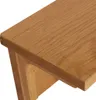 vidaXL Wandgarderobe 90x16x16 cm Massivholz Eiche Produktbild-Vorschau 4