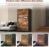 OKWISH Vitrine avec LED Bluetooth et Portes Acryliques à Voir les images du produit 3