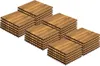 Izrielar 44 STK Holzfliesen Terrassenfliesen Holz Fliesen Produktbild-Vorschau 9