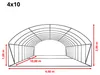 TOOLPORT Serra da Giardino tunnel Serra Orto stabile e Anteprima dell’immagine prodotto 2