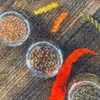 Küchenläufer Teppich waschbar mit bunten Nudeln und Chilli Produktbild-Vorschau 3