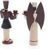Weihnachtsfiguren Engel und Bergmann natur Höhe ca 15cm NEU Produktbild-Vorschau 2