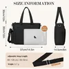 TEUX Sac à main Femme Grand Nylon Tote Bag Sac à Voir les images du produit 2