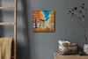 Coloray Uhr auf Leinwand 30x30 cm Wand Uhr Dekoration Produktbild-Vorschau 4