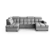 Ecksofa Gomez U-Form links mit Schlaffunktion und 2x Produktbild-Vorschau 4