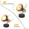 ZMH lampa sufitowa czarna reflektor sufitowy vintage - Podgląd zdjęcia produktu 7