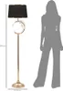 FURNLUX Stojacia lampa Bruxelles Black 38cm / Hlavná farba: Náhľad obrázku produktu 7