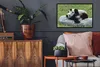 MuchoWow® Gerahmtes Poster Pandas - Gras - Stein 60x40 cm - Produktbild-Vorschau 2