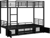 Sweiko ijzeren bedframe, stapelbed, open schoenenkast, Productafbeelding-voorbeeld 19