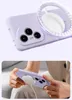 A collage showing a phone case from different angles, including one with a magnetic charger attached and another showing it being held. Produktbild-Vorschau